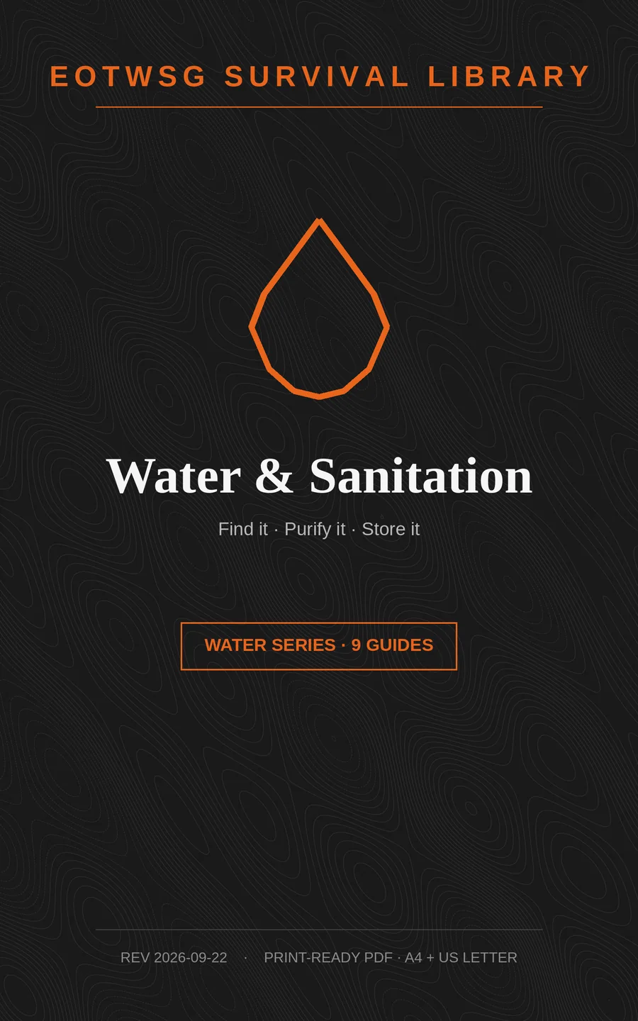 Water and Sanitation Pack cover